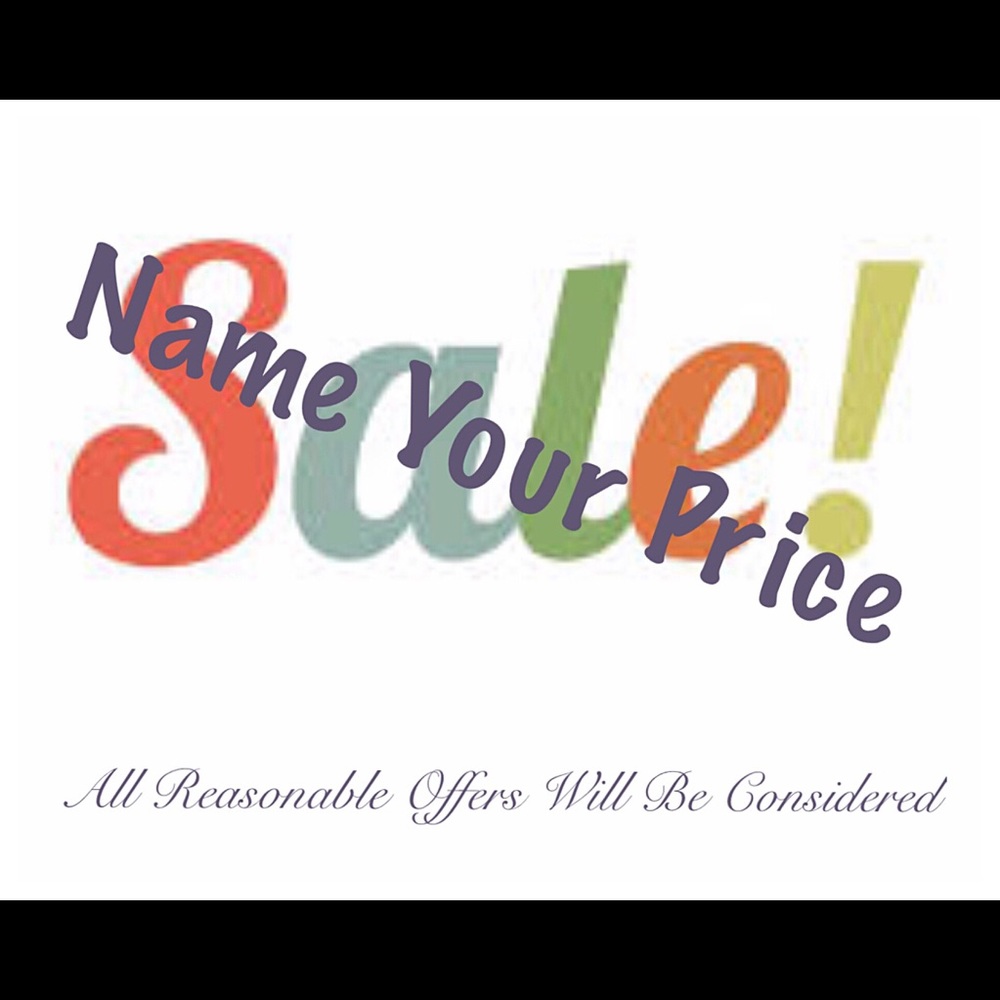 Name your price on anything in my closet